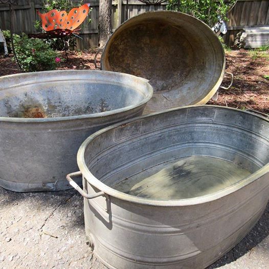 English Zinc Tubs (Price Varies) Kudzu and Company